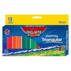 Plasticina JUMBO caja 12 colores triangular Torre o Proarte