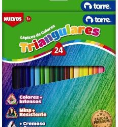 Lapices de colores 24 colores Torre o Proarte