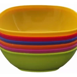 Plato bowl melamina 22cm reutilizable, varios colores