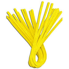 Limpia Pipa color amarillo 10 unidades